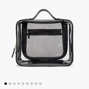 Calpak - Clear Cosmetics Case in black